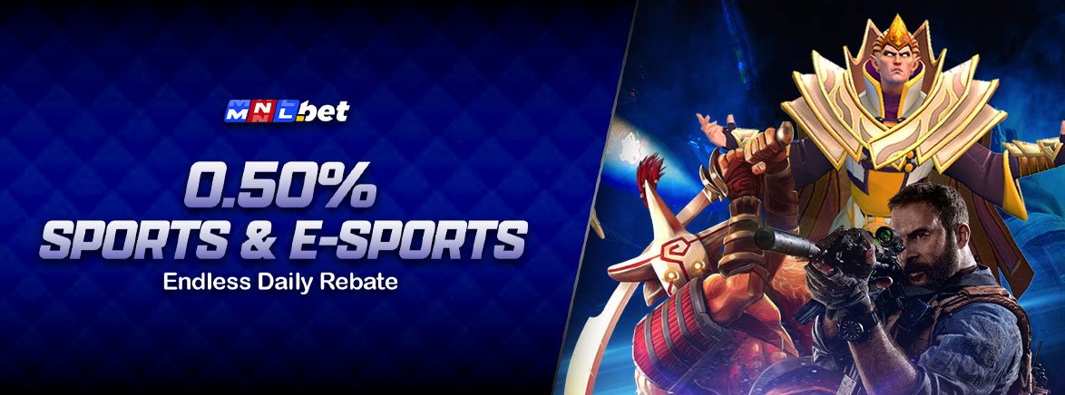 0.50% SPORTS & E-SPORTS Endless Daily Rebate