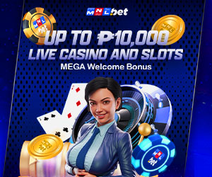 Up to ₱10,000 Live Casino and Slots MEGA Welcome Bonus